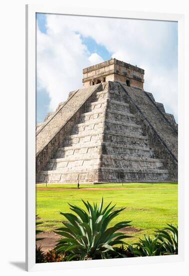 ¡Viva Mexico! Collection - El Castillo Pyramid in Chichen Itza XII-Philippe Hugonnard-Framed Photographic Print