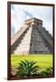 ¡Viva Mexico! Collection - El Castillo Pyramid in Chichen Itza XII-Philippe Hugonnard-Framed Photographic Print