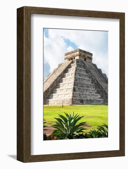 ¡Viva Mexico! Collection - El Castillo Pyramid in Chichen Itza XII-Philippe Hugonnard-Framed Photographic Print