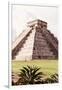 ¡Viva Mexico! Collection - El Castillo Pyramid in Chichen Itza XIII-Philippe Hugonnard-Framed Photographic Print