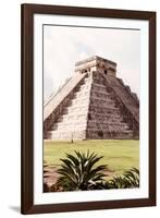 ¡Viva Mexico! Collection - El Castillo Pyramid in Chichen Itza XIII-Philippe Hugonnard-Framed Photographic Print