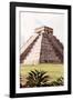 ¡Viva Mexico! Collection - El Castillo Pyramid in Chichen Itza XIII-Philippe Hugonnard-Framed Photographic Print