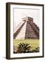 ¡Viva Mexico! Collection - El Castillo Pyramid in Chichen Itza XIII-Philippe Hugonnard-Framed Photographic Print