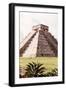 ¡Viva Mexico! Collection - El Castillo Pyramid in Chichen Itza XIII-Philippe Hugonnard-Framed Photographic Print