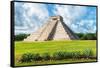 ¡Viva Mexico! Collection - El Castillo Pyramid in Chichen Itza XIV-Philippe Hugonnard-Framed Stretched Canvas