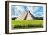 ¡Viva Mexico! Collection - El Castillo Pyramid in Chichen Itza XIV-Philippe Hugonnard-Framed Photographic Print