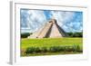 ¡Viva Mexico! Collection - El Castillo Pyramid in Chichen Itza XIV-Philippe Hugonnard-Framed Photographic Print