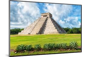 ¡Viva Mexico! Collection - El Castillo Pyramid in Chichen Itza XIV-Philippe Hugonnard-Mounted Photographic Print