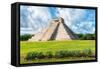 ¡Viva Mexico! Collection - El Castillo Pyramid in Chichen Itza XIV-Philippe Hugonnard-Framed Stretched Canvas