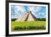 ¡Viva Mexico! Collection - El Castillo Pyramid in Chichen Itza XIV-Philippe Hugonnard-Framed Photographic Print