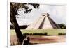 ¡Viva Mexico! Collection - El Castillo Pyramid in Chichen Itza XIX-Philippe Hugonnard-Framed Photographic Print