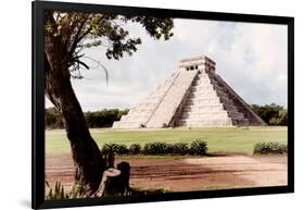 ¡Viva Mexico! Collection - El Castillo Pyramid in Chichen Itza XIX-Philippe Hugonnard-Framed Photographic Print