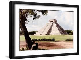 ¡Viva Mexico! Collection - El Castillo Pyramid in Chichen Itza XIX-Philippe Hugonnard-Framed Photographic Print