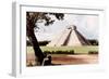 ¡Viva Mexico! Collection - El Castillo Pyramid in Chichen Itza XIX-Philippe Hugonnard-Framed Photographic Print