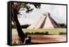 ¡Viva Mexico! Collection - El Castillo Pyramid in Chichen Itza XIX-Philippe Hugonnard-Framed Stretched Canvas