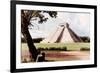 ¡Viva Mexico! Collection - El Castillo Pyramid in Chichen Itza XIX-Philippe Hugonnard-Framed Photographic Print