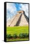 ¡Viva Mexico! Collection - El Castillo Pyramid in Chichen Itza XV-Philippe Hugonnard-Framed Stretched Canvas