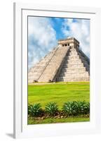 ¡Viva Mexico! Collection - El Castillo Pyramid in Chichen Itza XV-Philippe Hugonnard-Framed Photographic Print