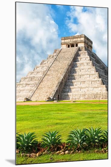 ¡Viva Mexico! Collection - El Castillo Pyramid in Chichen Itza XV-Philippe Hugonnard-Mounted Photographic Print