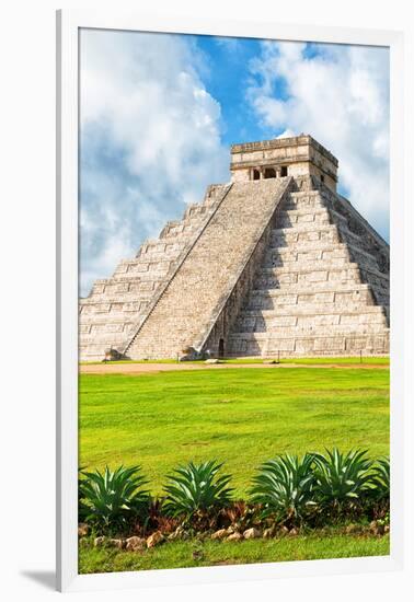 ¡Viva Mexico! Collection - El Castillo Pyramid in Chichen Itza XV-Philippe Hugonnard-Framed Photographic Print