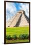 ¡Viva Mexico! Collection - El Castillo Pyramid in Chichen Itza XV-Philippe Hugonnard-Framed Photographic Print