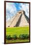 ¡Viva Mexico! Collection - El Castillo Pyramid in Chichen Itza XV-Philippe Hugonnard-Framed Photographic Print