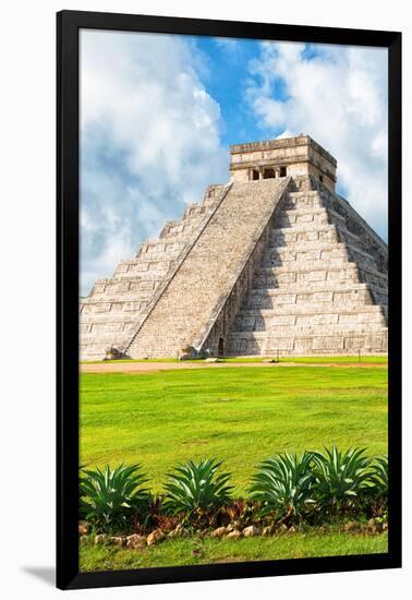 ¡Viva Mexico! Collection - El Castillo Pyramid in Chichen Itza XV-Philippe Hugonnard-Framed Photographic Print