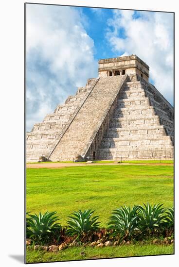 ¡Viva Mexico! Collection - El Castillo Pyramid in Chichen Itza XV-Philippe Hugonnard-Mounted Premium Photographic Print