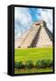 ¡Viva Mexico! Collection - El Castillo Pyramid in Chichen Itza XV-Philippe Hugonnard-Framed Stretched Canvas