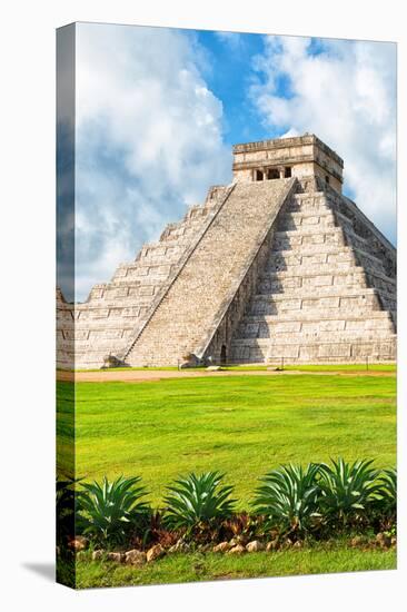 ¡Viva Mexico! Collection - El Castillo Pyramid in Chichen Itza XV-Philippe Hugonnard-Stretched Canvas