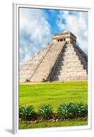 ¡Viva Mexico! Collection - El Castillo Pyramid in Chichen Itza XV-Philippe Hugonnard-Framed Premium Photographic Print