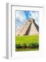 ¡Viva Mexico! Collection - El Castillo Pyramid in Chichen Itza XV-Philippe Hugonnard-Framed Photographic Print