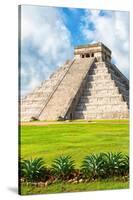 ¡Viva Mexico! Collection - El Castillo Pyramid in Chichen Itza XV-Philippe Hugonnard-Stretched Canvas