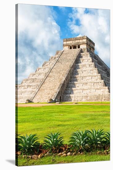 ¡Viva Mexico! Collection - El Castillo Pyramid in Chichen Itza XV-Philippe Hugonnard-Stretched Canvas