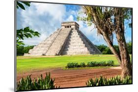 ¡Viva Mexico! Collection - El Castillo Pyramid in Chichen Itza XVI-Philippe Hugonnard-Mounted Photographic Print