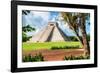 ¡Viva Mexico! Collection - El Castillo Pyramid in Chichen Itza XVI-Philippe Hugonnard-Framed Photographic Print