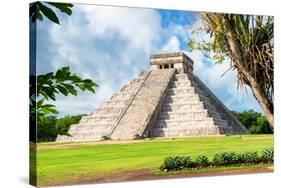 ¡Viva Mexico! Collection - El Castillo Pyramid in Chichen Itza XVII-Philippe Hugonnard-Stretched Canvas