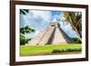 ¡Viva Mexico! Collection - El Castillo Pyramid in Chichen Itza XVII-Philippe Hugonnard-Framed Photographic Print