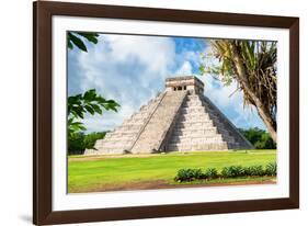 ¡Viva Mexico! Collection - El Castillo Pyramid in Chichen Itza XVII-Philippe Hugonnard-Framed Photographic Print