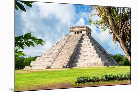 ¡Viva Mexico! Collection - El Castillo Pyramid in Chichen Itza XVII-Philippe Hugonnard-Mounted Photographic Print
