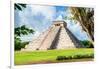 ¡Viva Mexico! Collection - El Castillo Pyramid in Chichen Itza XVII-Philippe Hugonnard-Framed Photographic Print