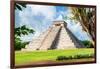 ¡Viva Mexico! Collection - El Castillo Pyramid in Chichen Itza XVII-Philippe Hugonnard-Framed Photographic Print