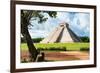 ¡Viva Mexico! Collection - El Castillo Pyramid in Chichen Itza XVIII-Philippe Hugonnard-Framed Photographic Print