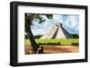 ¡Viva Mexico! Collection - El Castillo Pyramid in Chichen Itza XVIII-Philippe Hugonnard-Framed Photographic Print