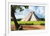 ¡Viva Mexico! Collection - El Castillo Pyramid in Chichen Itza XVIII-Philippe Hugonnard-Framed Photographic Print