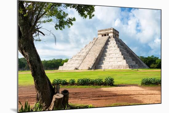 ¡Viva Mexico! Collection - El Castillo Pyramid in Chichen Itza XVIII-Philippe Hugonnard-Mounted Photographic Print