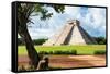 ¡Viva Mexico! Collection - El Castillo Pyramid in Chichen Itza XVIII-Philippe Hugonnard-Framed Stretched Canvas