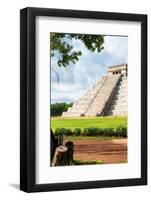 ¡Viva Mexico! Collection - El Castillo Pyramid in Chichen Itza XX-Philippe Hugonnard-Framed Photographic Print