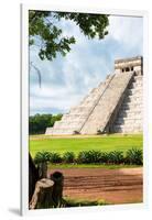 ¡Viva Mexico! Collection - El Castillo Pyramid in Chichen Itza XX-Philippe Hugonnard-Framed Photographic Print