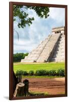 ¡Viva Mexico! Collection - El Castillo Pyramid in Chichen Itza XX-Philippe Hugonnard-Framed Photographic Print